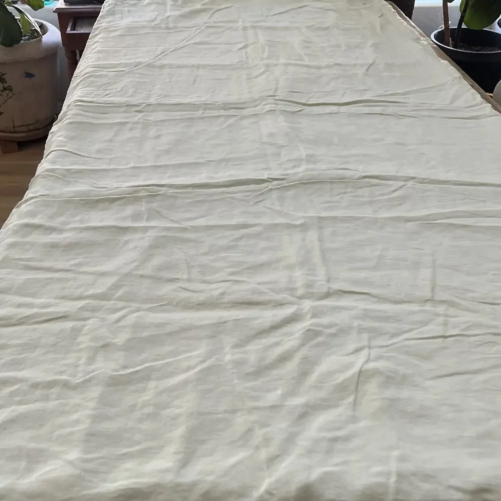 Eileen Fisher Home Duvet Cover Double Queen Size 100% Linen Home Bedding